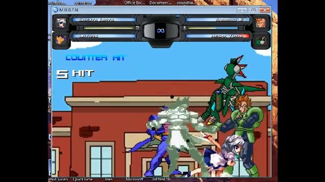 Stargazer1331 Random Mugen Battle #120: Sakuya Izayoi & Jotaro vs. Android 16 & Mecha Yoshi смотреть онлайн