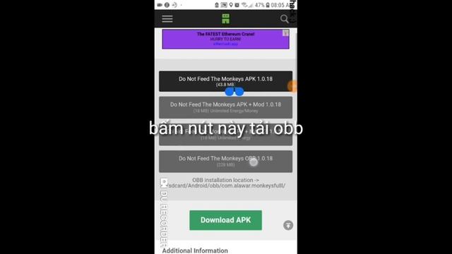 Cách cài đừng cho khỉ ăn trên máy android смотреть онлайн