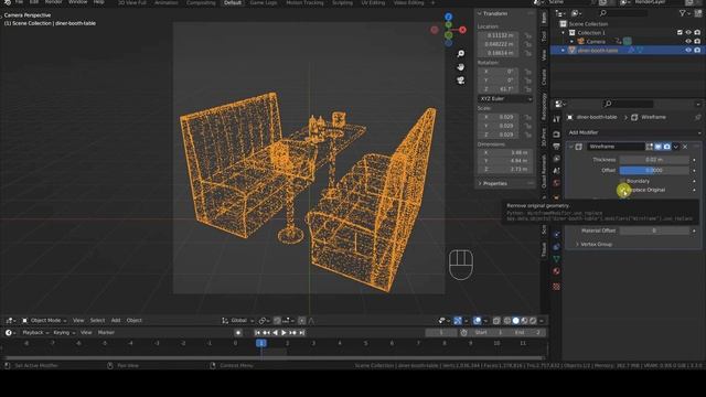 BLENDER - Basics - How to make Wireframe Renderings смотреть онлайн