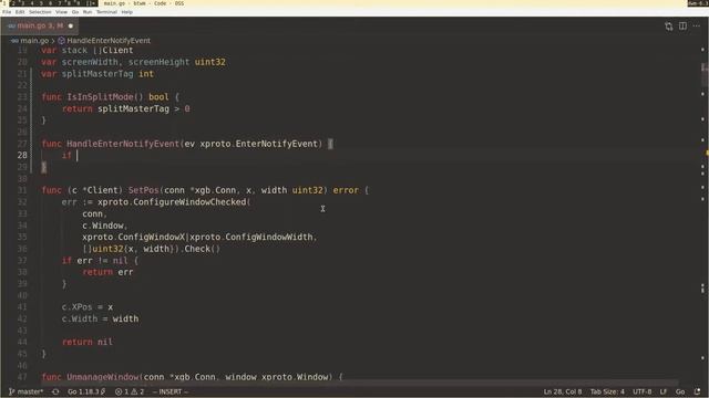 Writing a window manager in Go - btwm #10 - Handling Window Focus in Split Mode смотреть онлайн
