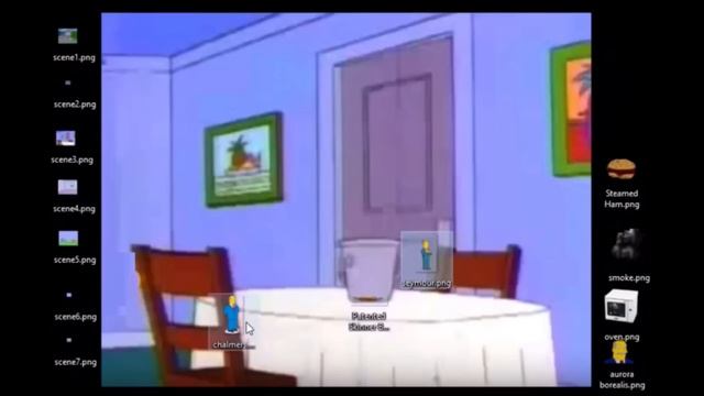 Steamed hams but it's the icons on my desktop смотреть онлайн