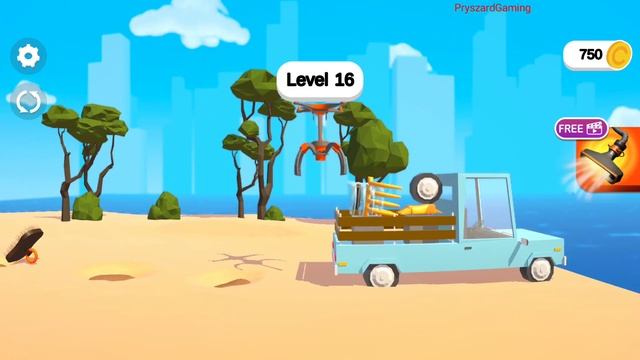 Claw Builder - Gameplay Walkthrough Part 2 Levels 13-21Claw Build Bridge & Save Humans (iOS,Android смотреть онлайн