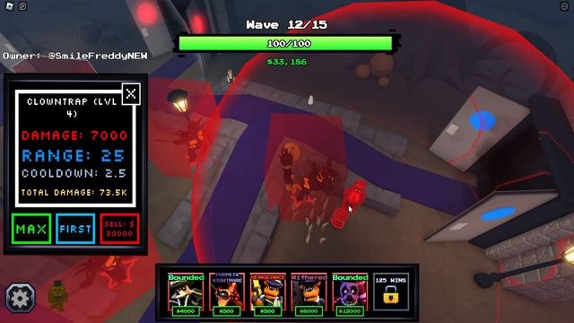 НОВЫЙ КЛОУН ТРАП ЮНИТ в ФНАФ ТАВЕР ДЕФЕНС в РОБЛОКС Five Nights TD смотреть онлайн