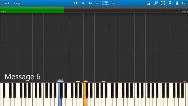 NOKIA MESSAGE SOUNDS IN SYNTHESIA смотреть онлайн