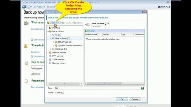 OS BACKUP USING ACRONIS RESCUE MEDIA 11.5. смотреть онлайн