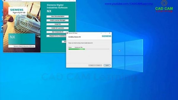 How to Install Siemens NX 1953 Windows 10 64bit - Floating License