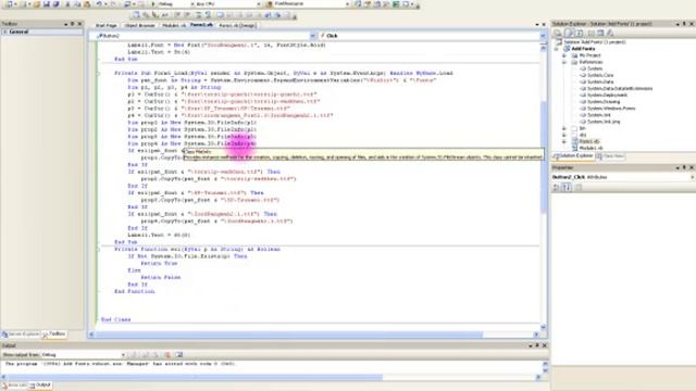 How to Add New Font in windows form visual basic смотреть онлайн