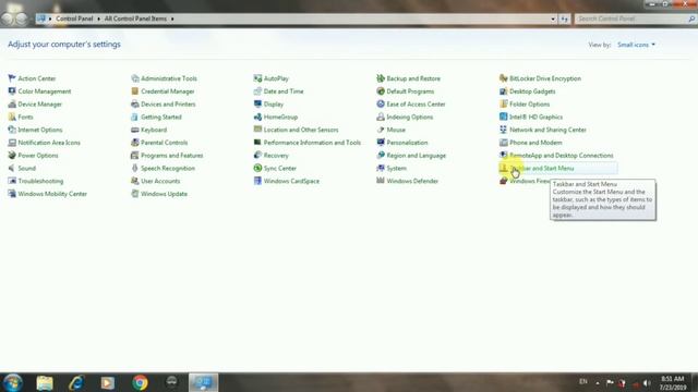 Add Toolbars like address links Tablet Pc Input Panel & desktop In Window 7 | Pc смотреть онлайн