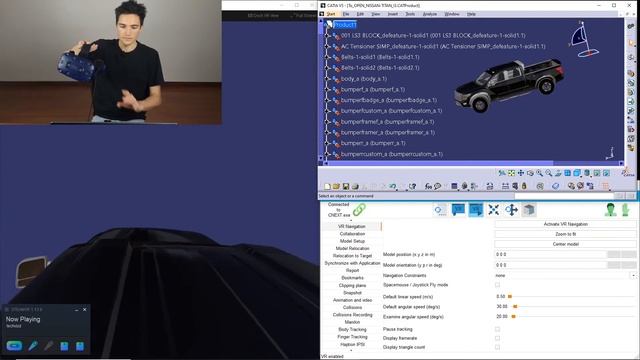How to display CatiaV5 with TechViz in a HTC Vive смотреть онлайн