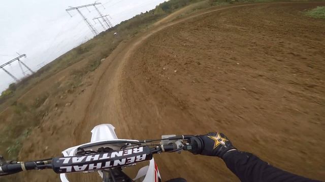 ПЕРВАЯ НАСТОЯЩАЯ ОСЕННЯЯ ТРЕНИРОВКА ПО МОТОКРОССУ!!!