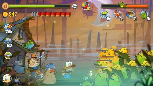 Swamp Attack - Hard Mode. Episode 10 Level 1 Gameplay Android walkthrough смотреть онлайн