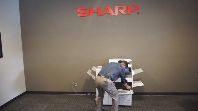 HOW TO REPLACE WASTE TONER IN YOUR SHARP COPIER смотреть онлайн