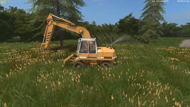Farming Simulator 2017 Mod Review! LIEBHERR 902 Excavator!