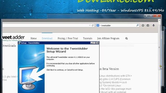 Dewlance: How to Install Tweetadder on Windows VPS смотреть онлайн