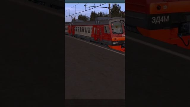 Отправление Электропоезда со станции Trainz android смотреть онлайн