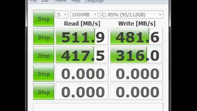 Benchmark Raid 0, 2 Vertex II 64GB, Windows 7 64bit смотреть онлайн