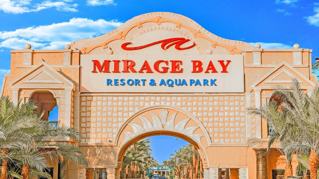 Mirage Bay Resort & Aquapark 4* - Мираж Бей Резорт - Египет, Хургада | обзор отеля, территория смотреть онлайн