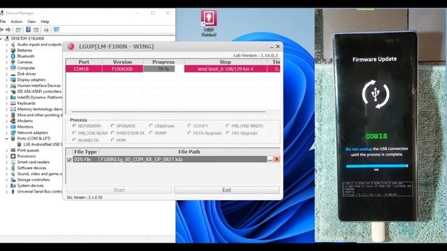 LG Wing 5G Android 12 FRP OK - How Downgrade LG F100N Bypass FRP Android12