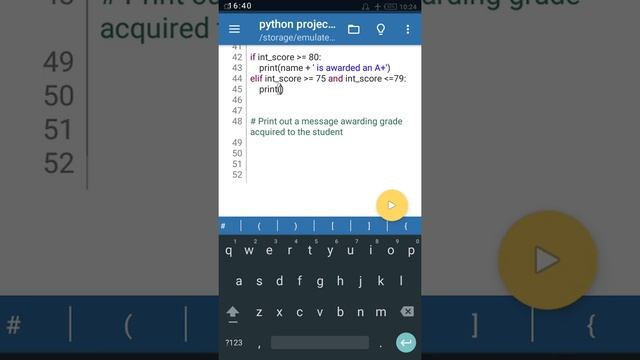 Python Mini Project on Pydroid | Programming on Android смотреть онлайн