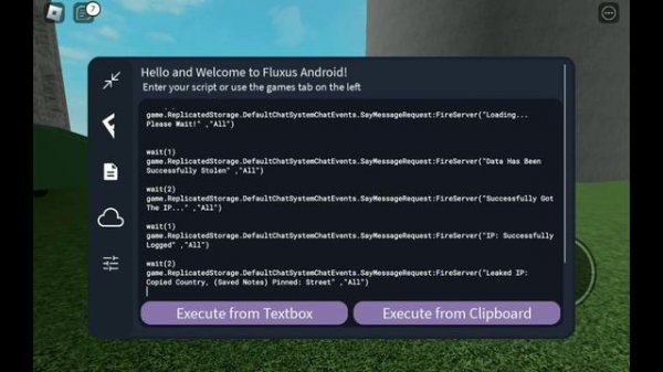 Fake IP Grabber Script SUPER TROLL showcase|| Hydrogen,Fluxus,ArceusX