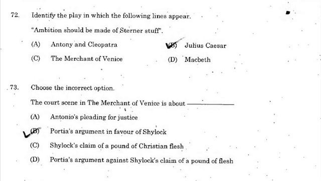 PREVIOUS YEAR QUESTION PAPER - GENERAL ENGLISH (24.1.2016) PART - 2 смотреть онлайн