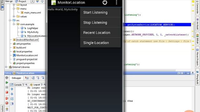Network Gate Android Location Demo Receiving location updates смотреть онлайн