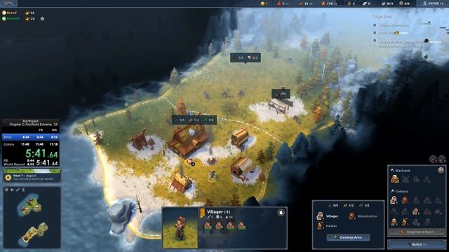 Northgard - Chapter 2 Foothold - Extreme Speedrun - 11:10 (Former World Record) смотреть онлайн