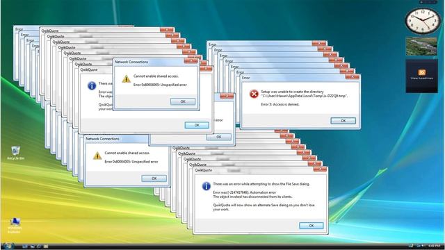 Windows Vista Crazy Error (Remake CrazyError Videos) смотреть онлайн