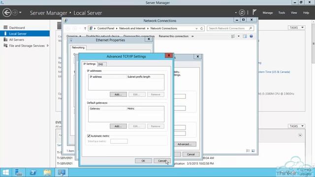 Assigning an IP address in Windows Server 2012 смотреть онлайн