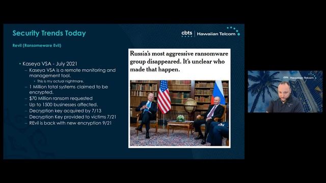 HTU Webinar - Cybersecurity Trends You Need to Know - 10/7/21 смотреть онлайн