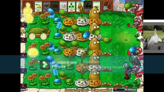 Survival Day (Hard) but the Desktop Goose Haunts me - Plants vs. Zombies (GOTY Edition) смотреть онлайн
