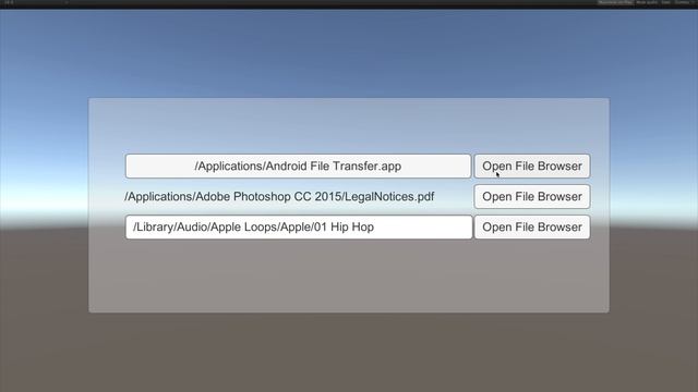 File Browser for New UI (uGUI) Demo смотреть онлайн