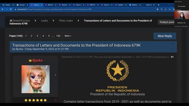 ISU BJORKA KEMANA? KITA ANALISIS DIA! KEBOCORAN DATA SALAH SIAPA? DAN BAGAIMANA ASAL USULNYA? смотреть онлайн