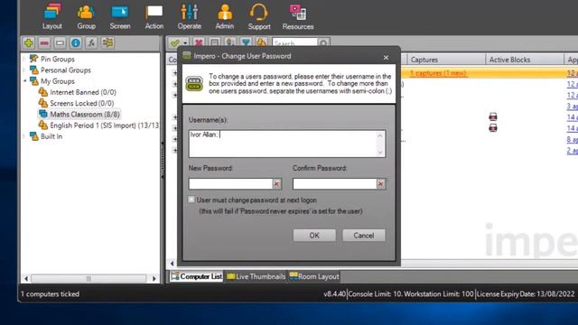 Impero Education Pro - Change Password смотреть онлайн