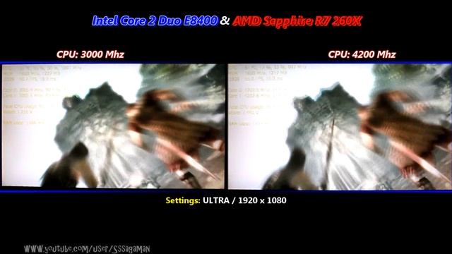 Skyrim - C2D E8400 - R7 260X - Ultra 1080p Test смотреть онлайн