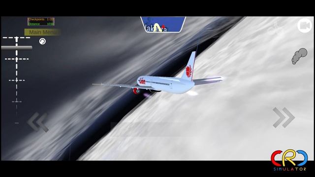 LION AIR FLY TOO LOW AND CRASHED | AIRPLANE ANDROID SIMULATOR GAME смотреть онлайн