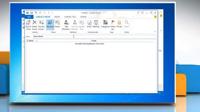 How to combine Distribution Lists in Outlook 2013 in Windows® 7 смотреть онлайн