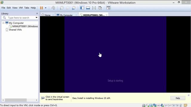 Installing Windows 10 Pro as a virtual machine into VMware 12.0 Pro смотреть онлайн