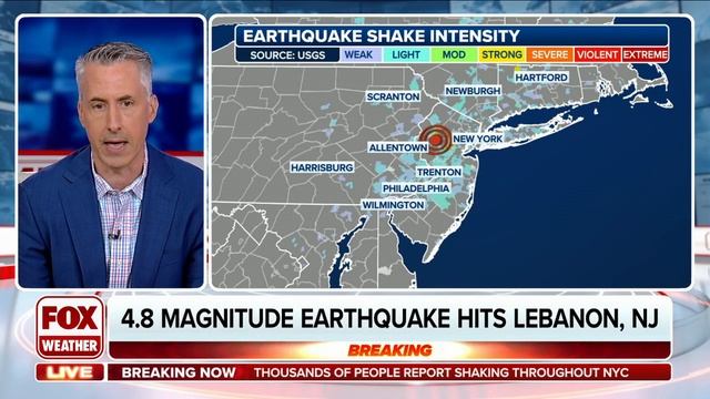 Magnitude 4.8 Earthquake In New Jersey Was Strongest Since 1884 смотреть онлайн