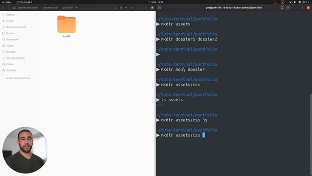 Débuter avec le terminal (CLI) 5/8: La commande mkdir смотреть онлайн