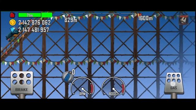 Hill Climb Racing - MUTANT Car in Roller Coaster Android IOS GamePlay смотреть онлайн