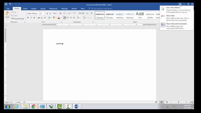 MS Word 2016 TUTORIAL URDU HINDI WORD INTRODUCTION Complete course series Lesson 2 смотреть онлайн
