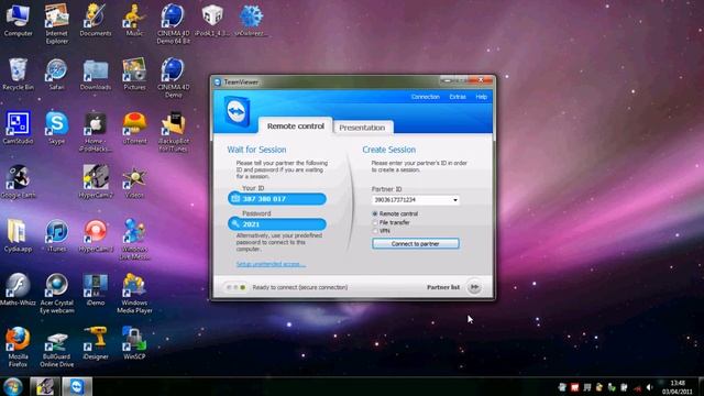 How Control your Computer from your iPod Touch/iPad/iPhone (Teamviewer) смотреть онлайн