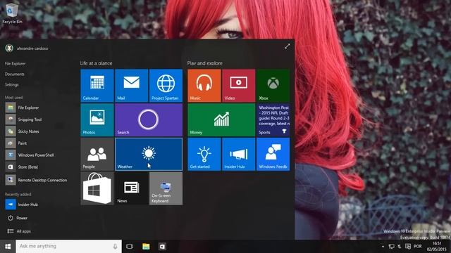 PRIMEIRAS IMPRESSOES WINDOWS 10 BUILD 10074 PT-BR смотреть онлайн