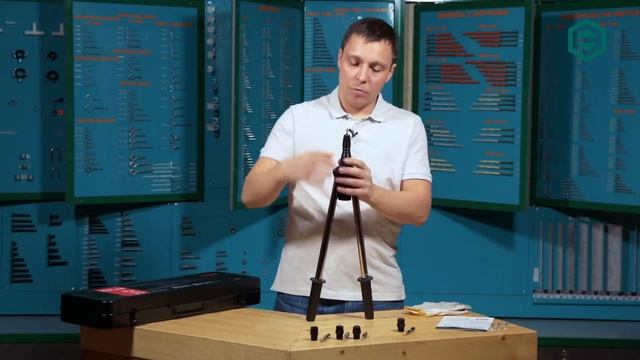 Обзор ручного заклёпочника POP PNT 410 для заклёпок-гаек | ЦКИ смотреть онлайн
