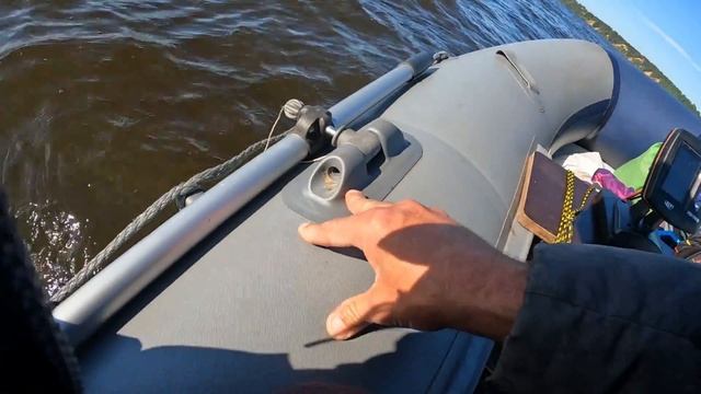 Берш на Волге. Рыбалка на спиннинг с лодки ПВХ Горьковское водохранилище. смотреть онлайн