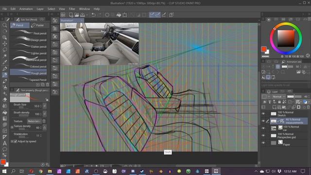 Let's Draw This Car - Clip Studio Paint - Your Training Wheels to Drawing in Perspective 7 смотреть онлайн