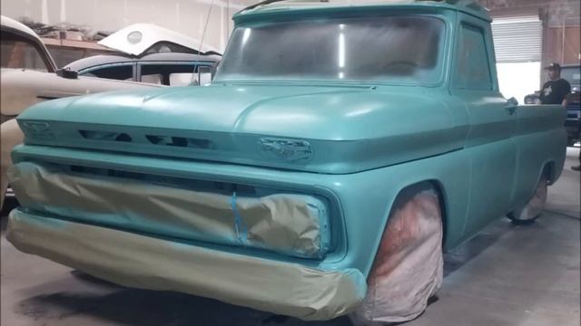 Patina Paint Job 1964 Chevy C10 Bagged 6 Link