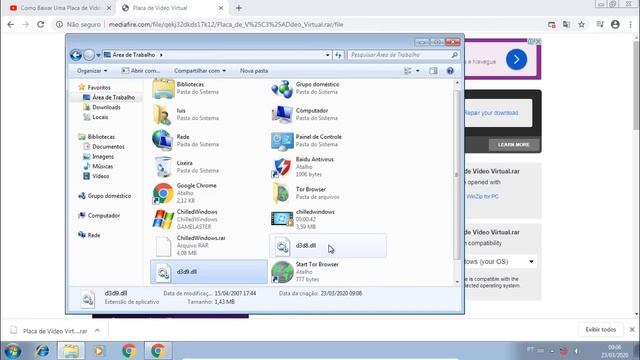 BAIXANDO PLACA DE VIDEO VIRTUAL? ISSO FUNCIONA? смотреть онлайн
