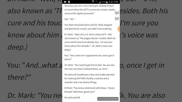 Reading SCP 049 X reader part 1 смотреть онлайн